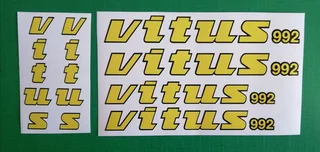 Vitus Bicycle Frame Stickers / Vinyl Cut Decals