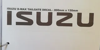 Isuzu decals stickers graphics