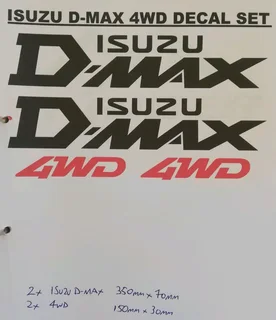 Isuzu decals stickers graphics