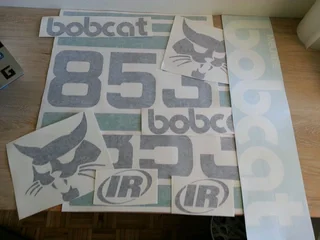 Bobcat skid steer decals stickers kits