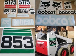 Bobcat skid steer decals stickers kits