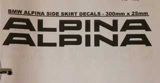 BMW Alpina caliper stickers decals badges emblems