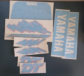 1992 Yamaha DT 50 decals stickers / vinyl cut graphics set
