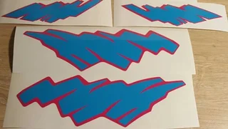 1992 Yamaha DT 50 decals stickers / vinyl cut graphics set