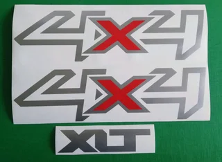 Pair of Ford Ranger 4X4 decals stickers / vinyl cut graphics