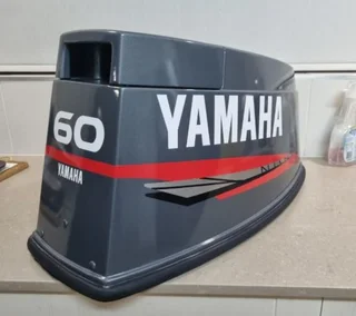 Yamaha 30 two stroke outboard cowl stickers decals