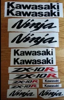 2008 Kawasaki ZX 10R stickers decals vinyl graphics kits