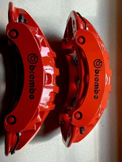 Set off 8 Brembo caliper stickers decals