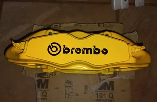 Set off 8 Brembo caliper stickers decals