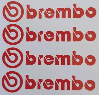 Set off 8 Brembo caliper stickers decals