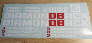 Diamond Back bicycle frame decals stickers kits