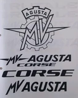 Pair of MV Agusta 910R Brutale stickers decals graphics