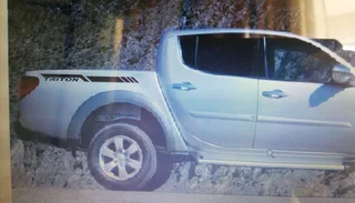 Pair of Mitsubishi Triton side vinyl cut stickers decals