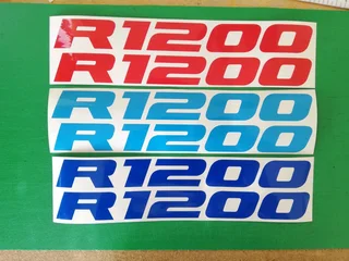 Pair of BMW R1200 GS LC Beak decals stickers vinyl graphics