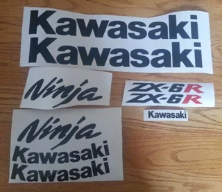 Kawasaki ZXR Moto GP sponsor sticker decals kits