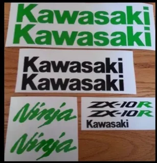 Kawasaki ZXR Moto GP sponsor sticker decals kits