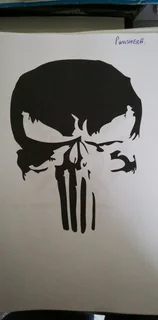 Punisher vehicle decals stickers