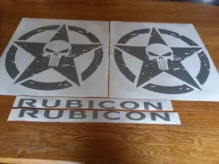 Punisher vehicle decals stickers