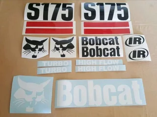 Bobcat S175 Skid Steer stickers decal sets