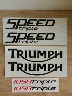 Triumph 1050 speed triple sticker decal kits