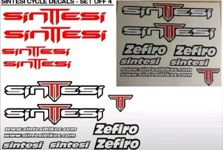 Sintesi bicycle frame stickers decals kits