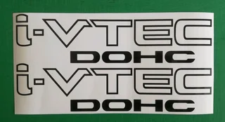 Honda VTEC DOHC &amp; SOHC side decals graphics stickers