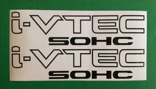 Honda VTEC DOHC &amp; SOHC side decals graphics stickers