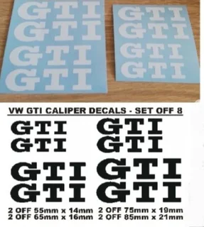 VW GTI grille badge / emblem