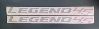 Pair off Toyota Hilux Legend 45 decals stickers / vinyl cut graphics