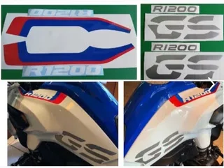 2015 BMW R1200 GS LC front / tank decals stickers graphics