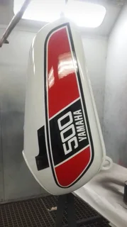 1976 - 82 Yamaha XT 500 tank / side cover decals stickers vinyl cut gr