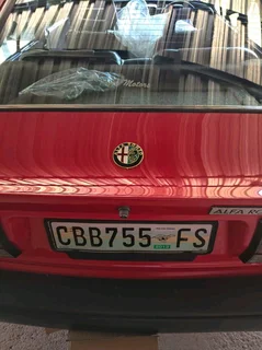 Alfa Romeo bonnet boot emblem badge. Size 74mm diameter