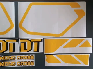 DT 200R Yamaha decals stickers graphics sets