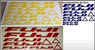 FUJI bicycle frame decals stickers kits