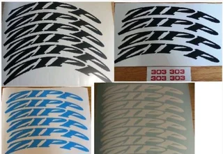 ZIPP bicycle wheel set rim decals stickers kits