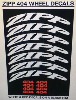 ZIPP bicycle wheel set rim decals stickers kits
