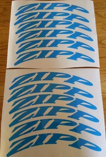 ZIPP bicycle wheel set rim decals stickers kits