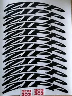 ZIPP bicycle wheel set rim decals stickers kits