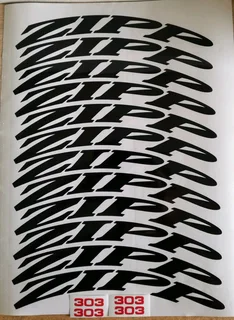 ZIPP bicycle wheel set rim decals stickers kits
