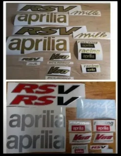 Aprilia RSV Mille decals stickers / vinyl cut graphics set
