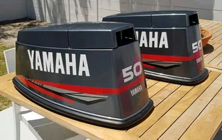 Yamaha 80 HP 2 stroke outboard motor cowl decals stickers / viny cut g