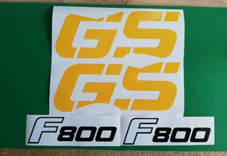 2008 - 12 BMW F800 GS decals stickers vinyl cut graphics kit