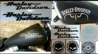 Harley Davidson decals stickers vinyl cut graphics