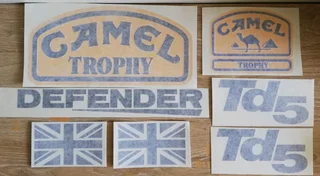 Land Rover Defender 130 decals graphics vinyl cut stickers kits
