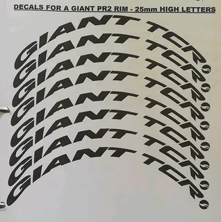 Giant rim stickers decals graphics