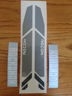 Rock Shox fork vinyl cut decals stickers graphics