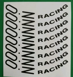 OZ Racing Rim / Mag decals stickers vinyl cut graphics sets