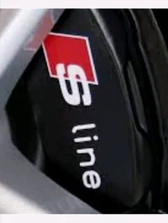 Set off 4 Audi RS3 brake caliper decals stickers.