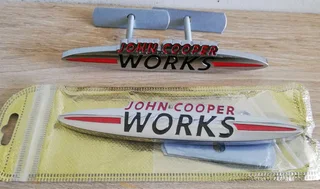 Mini JCW exterior grille, back and wing badges