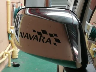 Pair off Nissan Navara NP 300 rear side decals / vinyl cut stickers